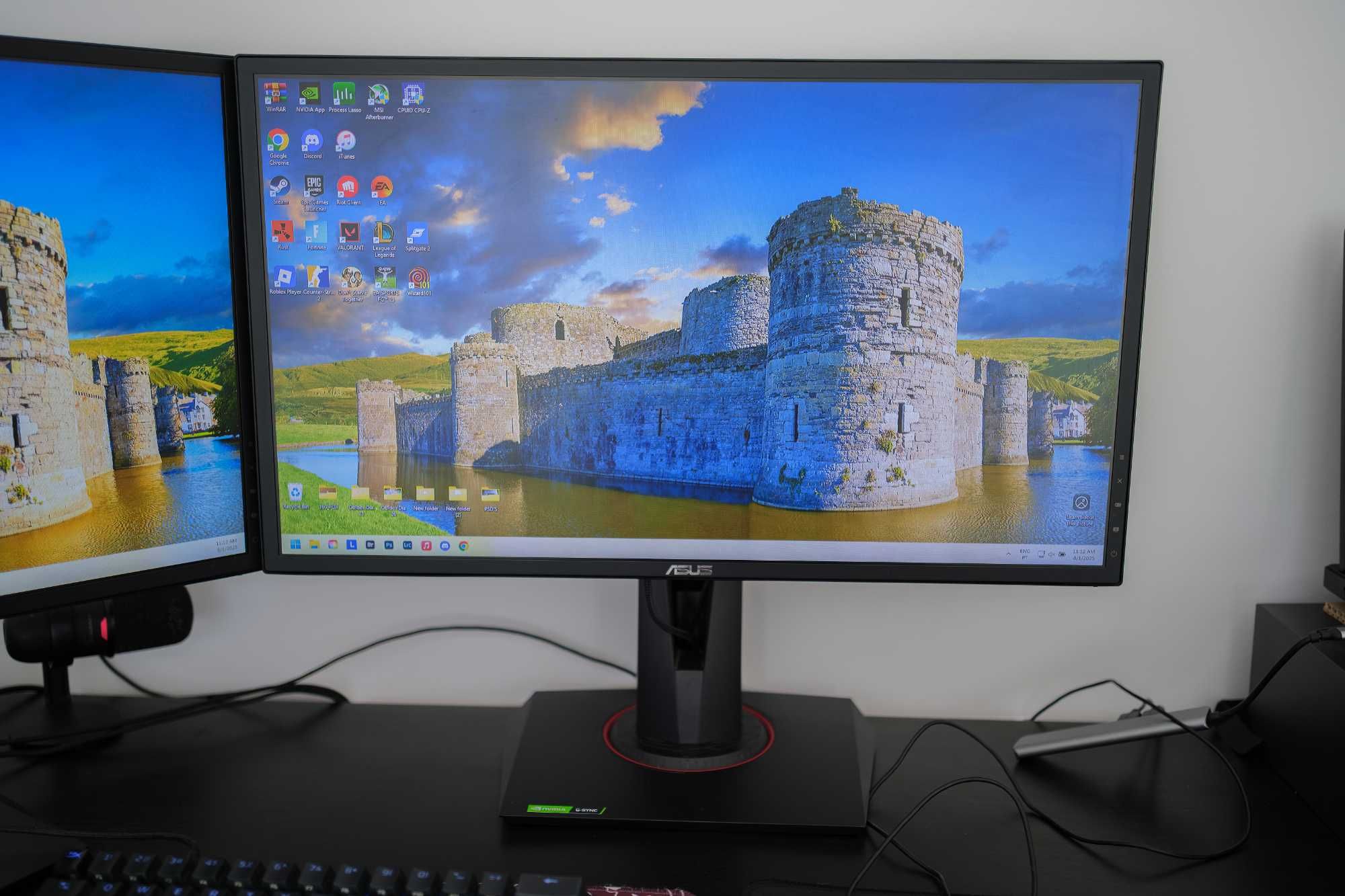 2 Monitores ASUS Gaming 24" 165Hz G-SYNC 0.5 ms