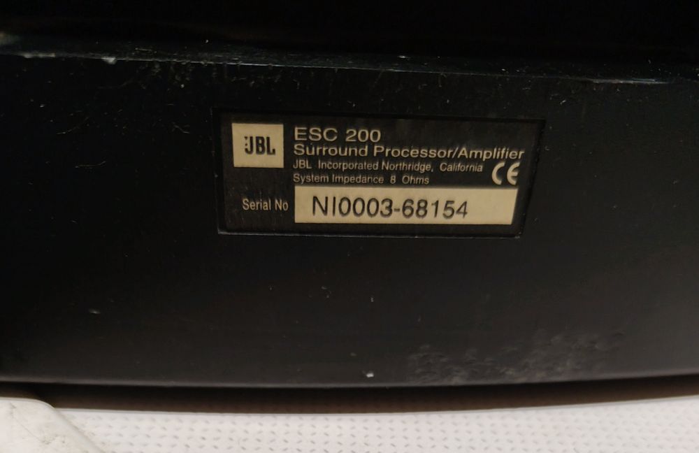 Zestaw stereo JBL ESC-200 zamienie