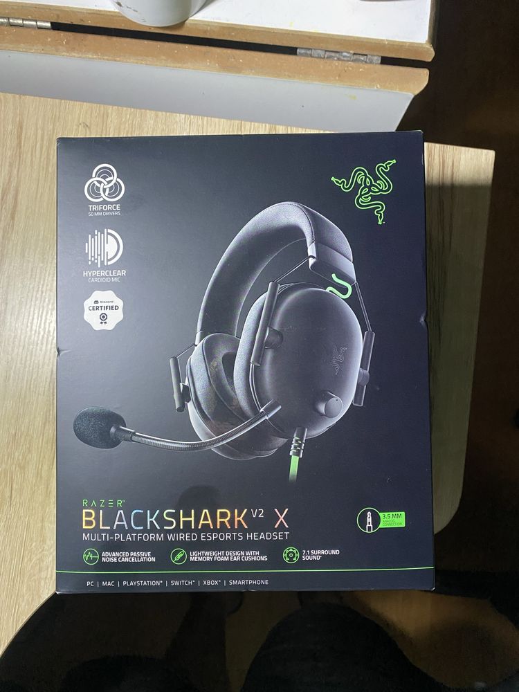 Razer blackshark v2 x novos