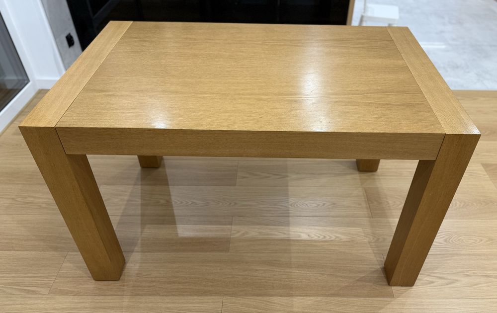 Stół debowy fornir 130x80 dab naturalny