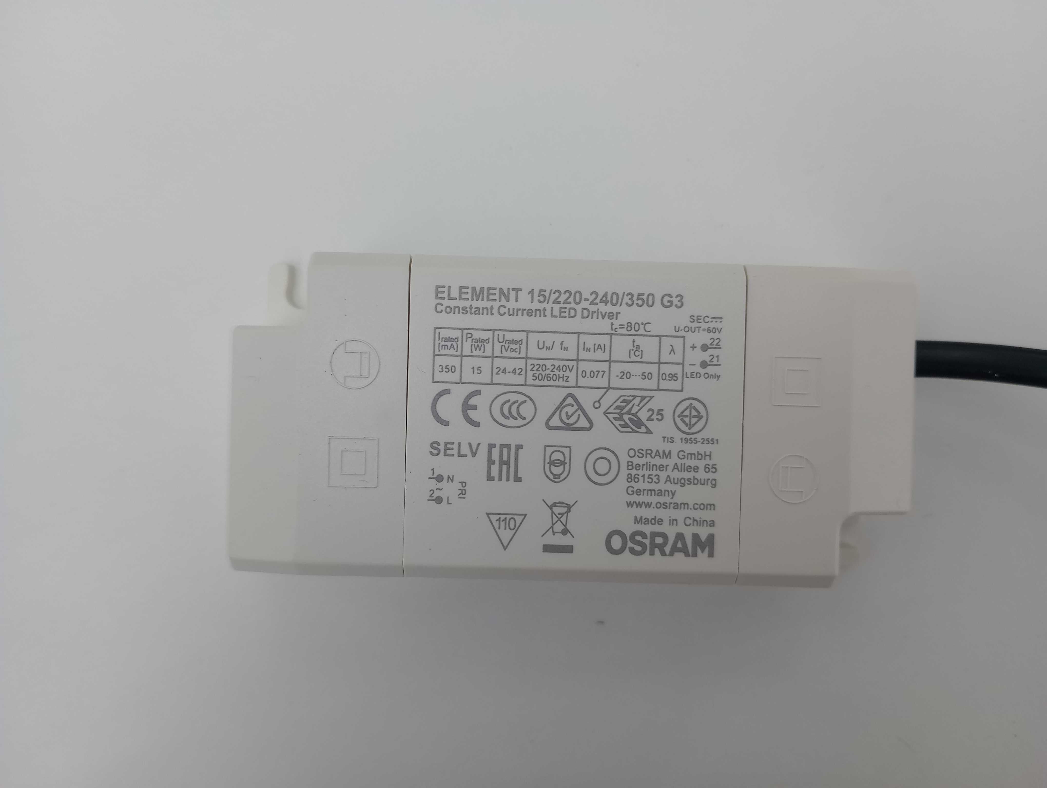 Lampa Sufitowa Plafon Podtynkowy LED OSRAM 13W 1300lm + Sterownik