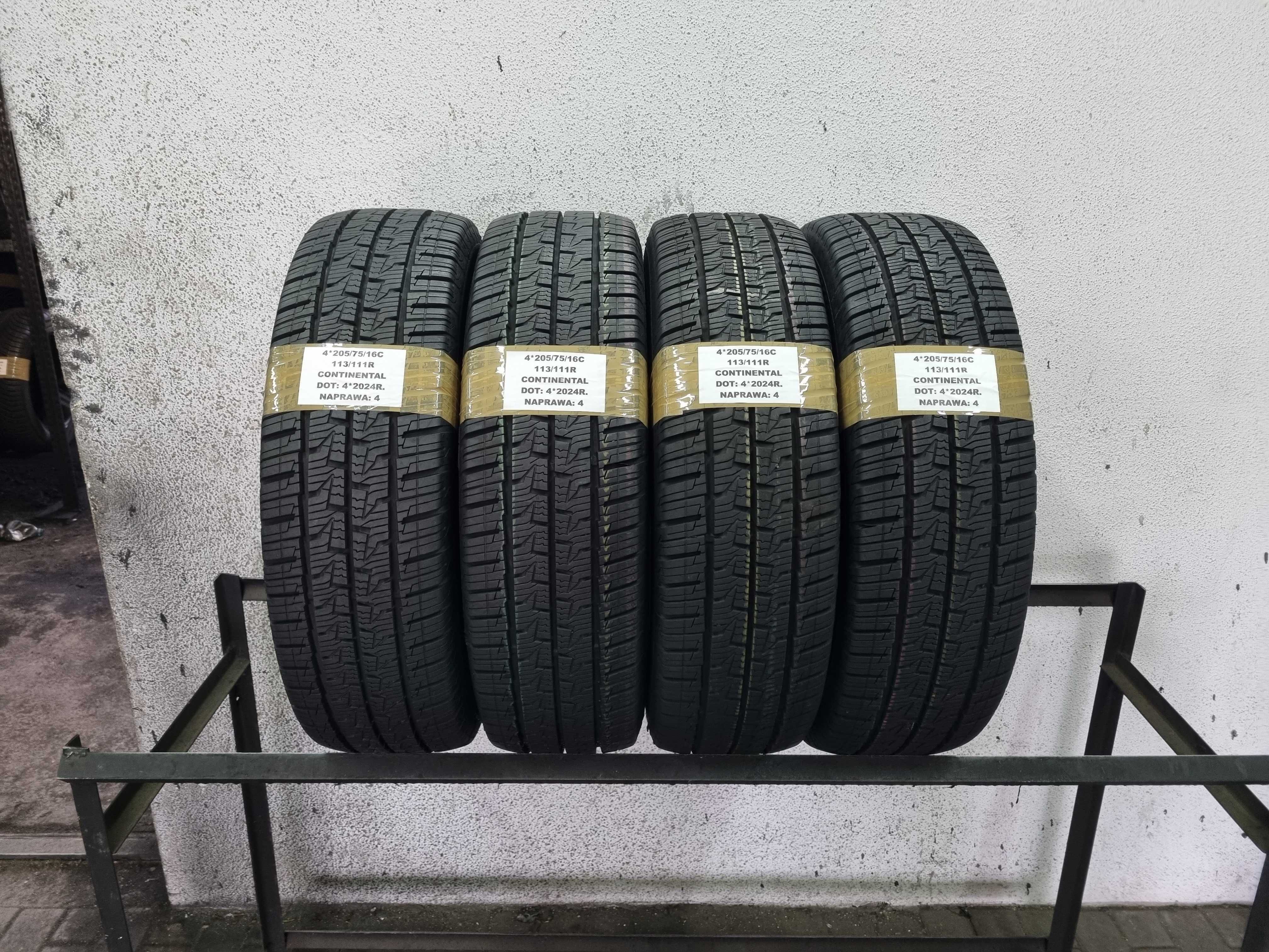 205/75/16C 113/111R Continental Van Contact 4S KOMPLET OPON 2024
