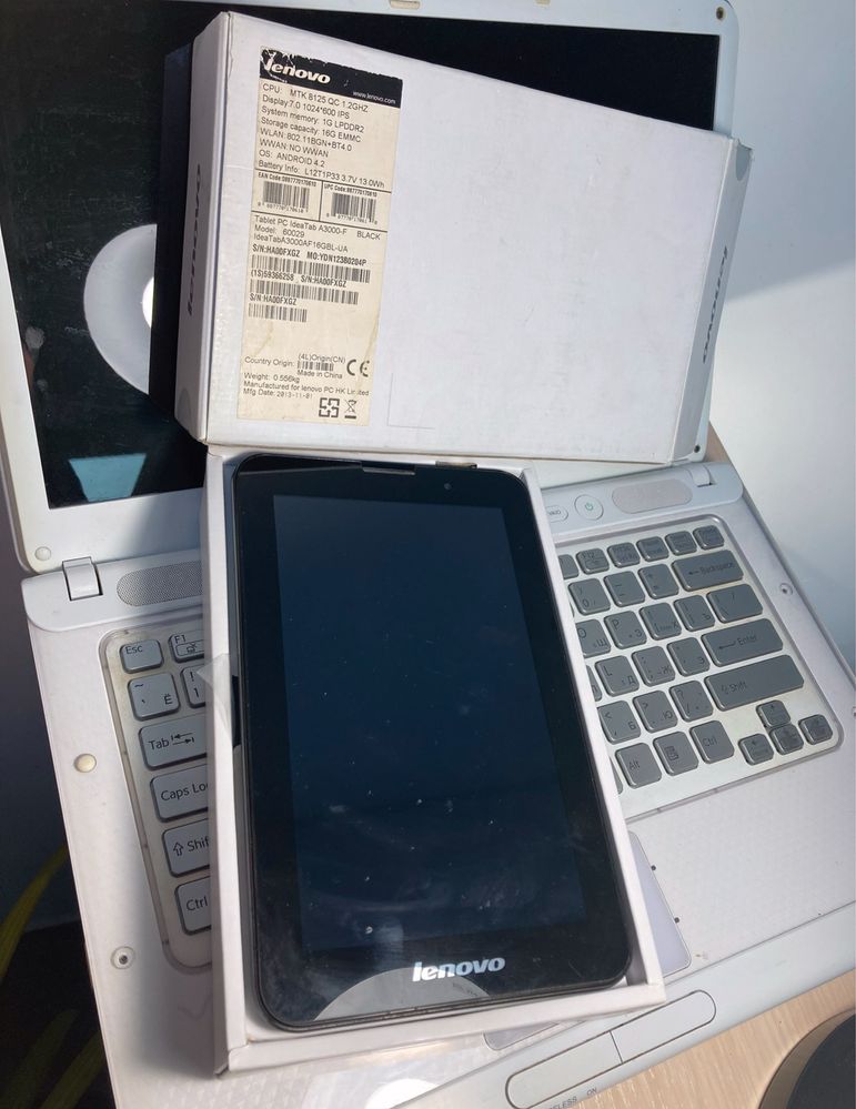 Продам планшет Lenovo IdeaTab A3000-F