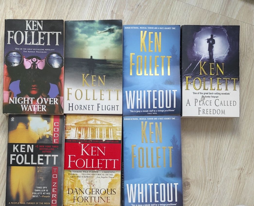 Livros do Escritor Ken Follett lote de 6 unidades 10€