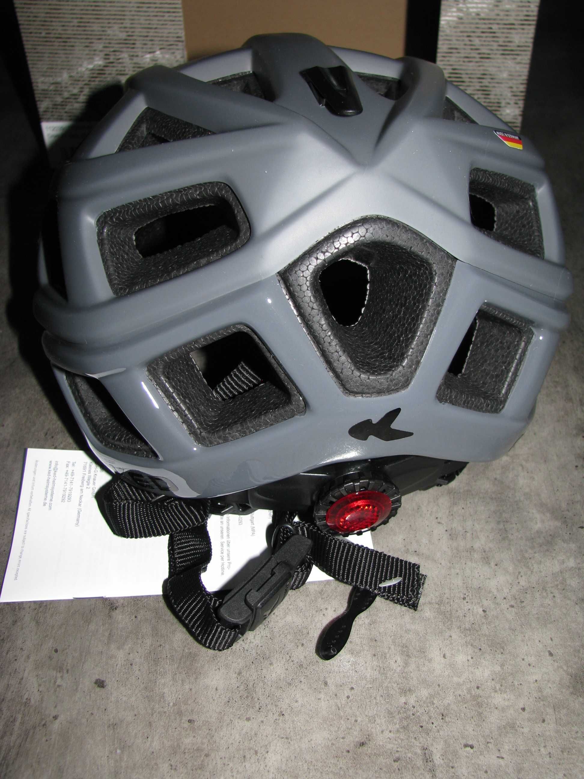 Kask rowerowy KED CROM roz.XL 60-64cm MTB duża głowa FIDLOCK®