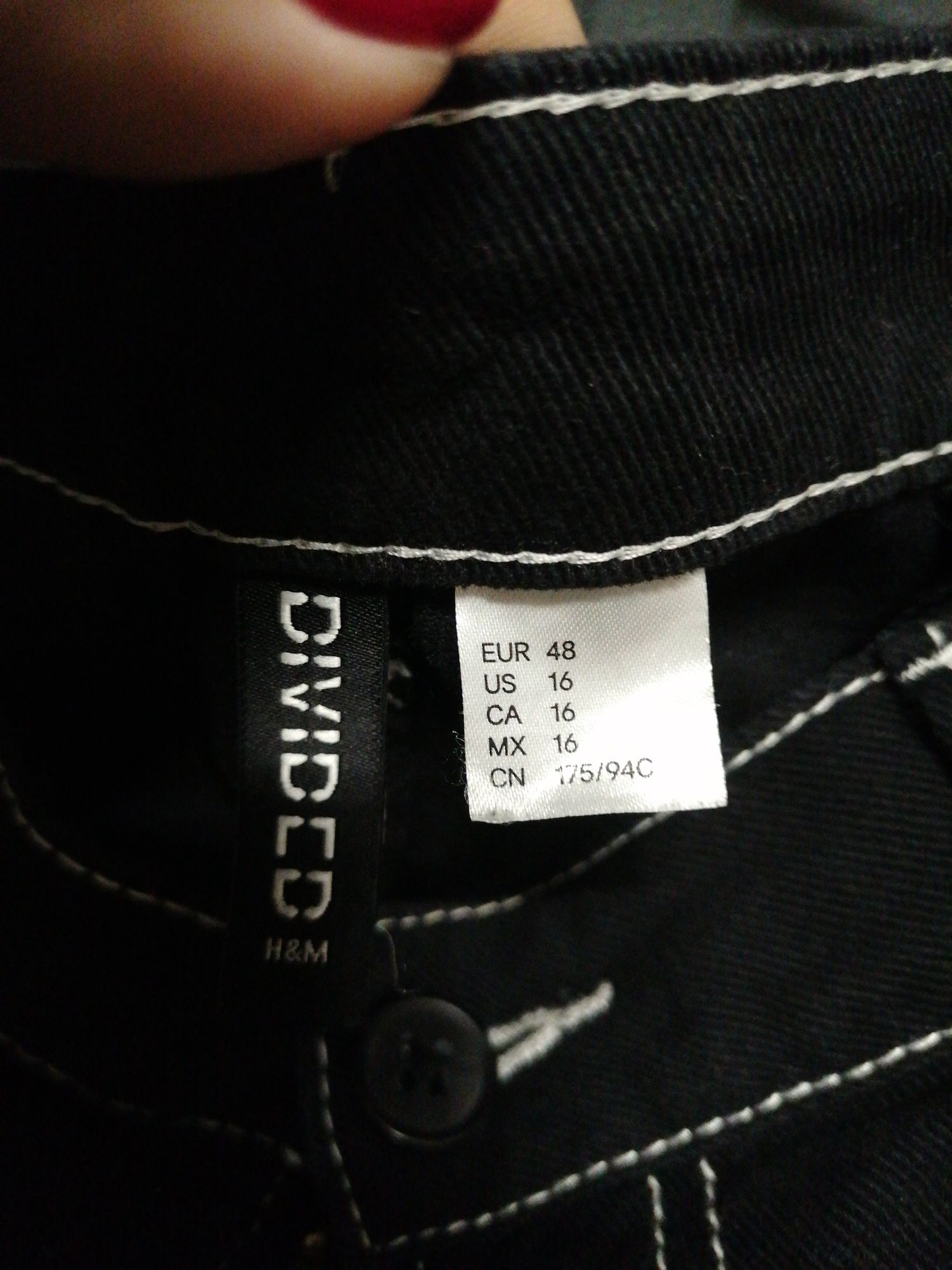 Spodnie damskie bojówki szerokie H&M r. 48