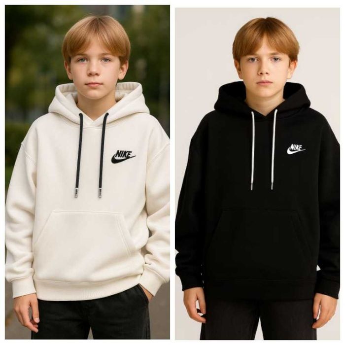 Тепле підліткове худі на флісі, унісекс, розміри на рости 128-160