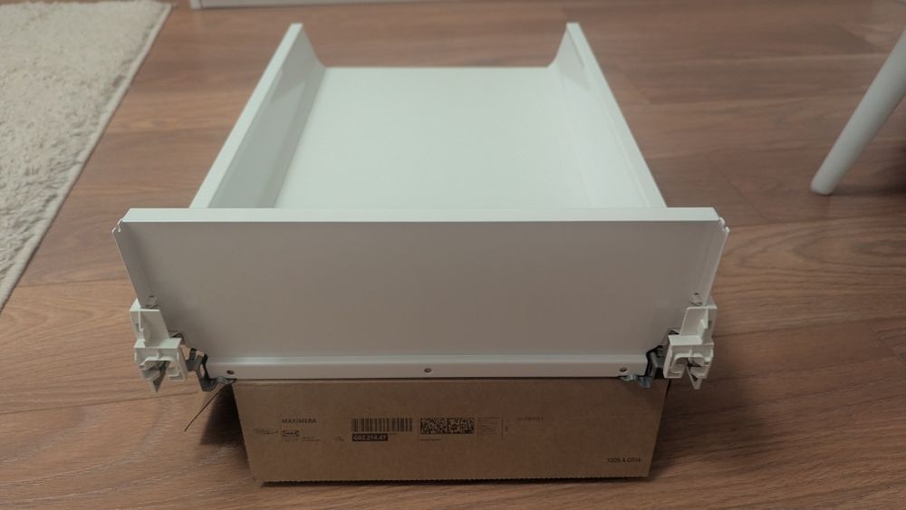 Szuflada MAXIMERA, średnia, biały, 40x60 cm IKEA