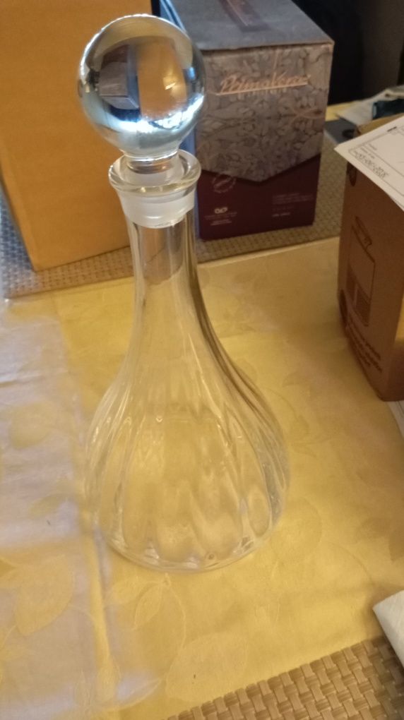 Serviço copos pé alto cristal