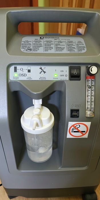 Koncentrator tlenu DeVilbiss 525KS, niski przebieg, możliwy dowóz