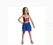 WONDER WOMAN - Kostium Liga Sprawiedliwości rozmiar  S 3-4 LATA (K)/86