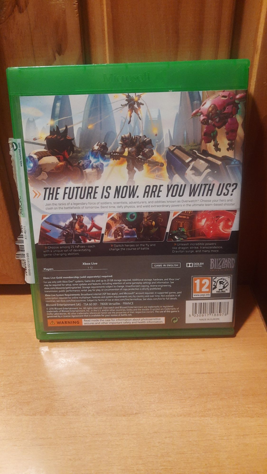 Ігровий диск Overwatch  для Xbox one