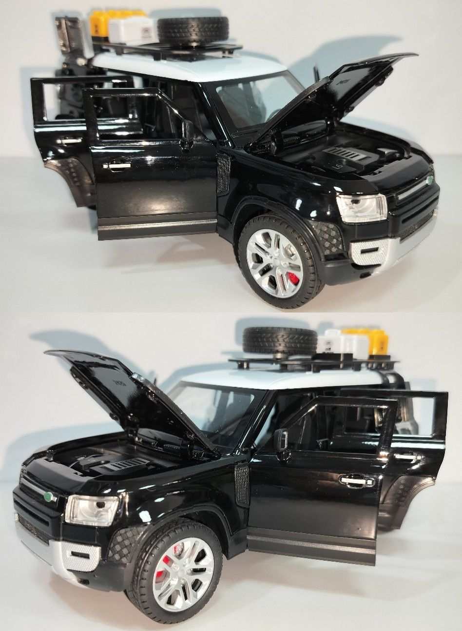 Range Rover Land Rover Defender 110 модель 1:24 CHE ZHI звук и све
