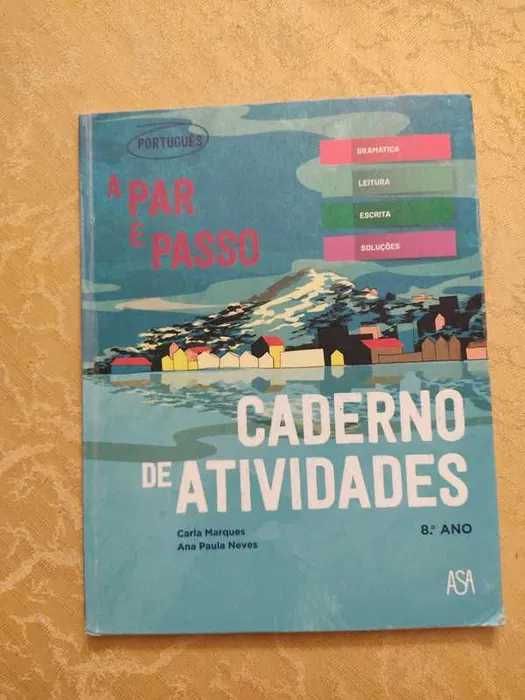 A Par e Passo 8 - português - 8 ano (como novos)