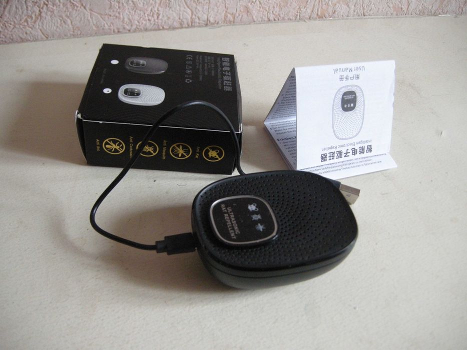 Ультрозвуковой отпугиватель тараканов, мышей відпугувач USB-вход