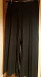 Calça T.M - Cinta com elástico- Tipo Saia pelissada - Preto  - em Poli