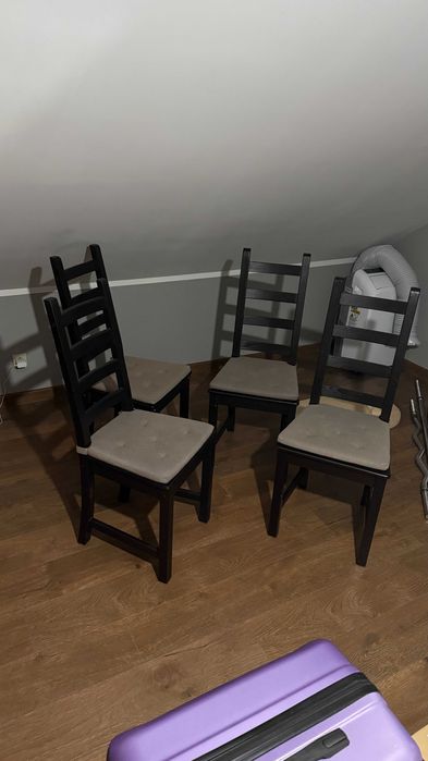 Komplet krzeseł do jadalni IKEA