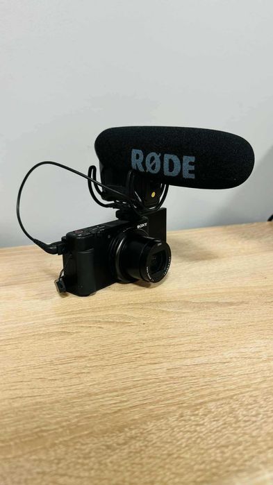 Sony ZV-1 + Rode Videomic Pro + akcesoria | Kompletny zestaw Vlogera