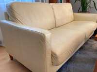 Skórzana kanapa/sofa rozkładana, fotele skórzane