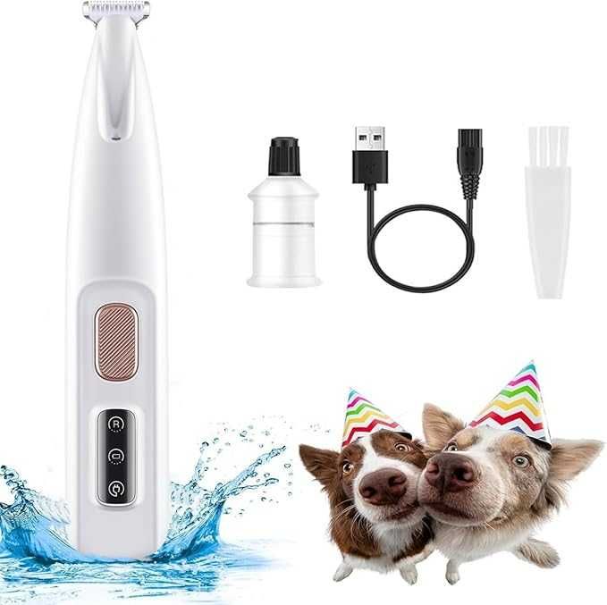 Trymer do łap dla zwierząt domowych bezprzewodowy wodoodporny LED