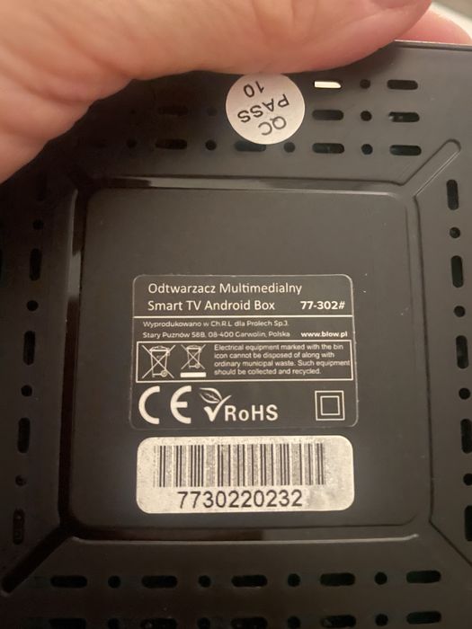 Smart tv Android Box 77-302