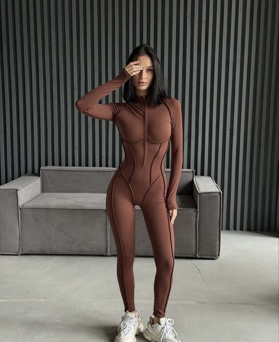 Спортивний комбінезон довгий /короткий рукав