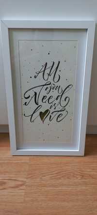 Grafika All you need is love