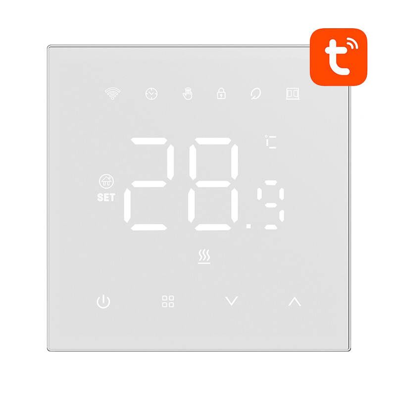 Termostat Avatto Wt410-16A-W Wifi Do Ogrzewania Elektrycznego 16A