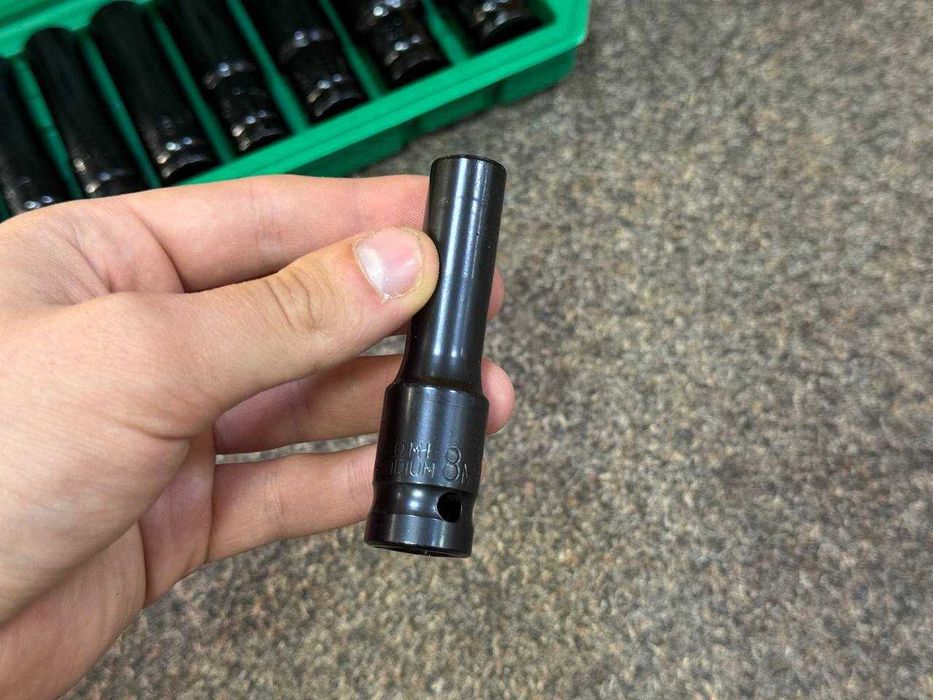 Набір ударних Головок 10шт на Гайковерт 8,10,12,13,14,16,17,19,22,24