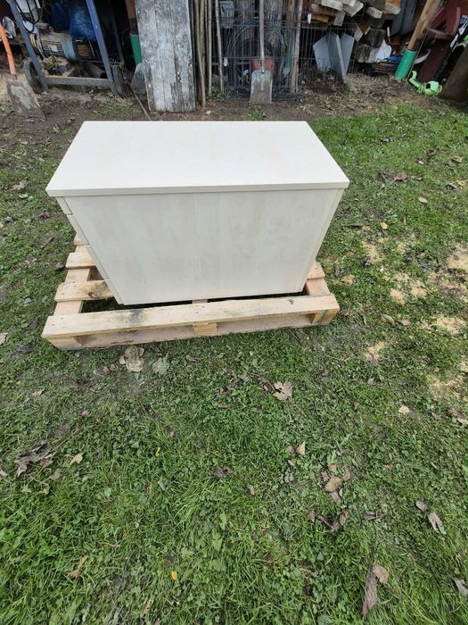 Szafka kontenerek pod biurko na kółkach 68x49x43 cm biała-OKAZJA!!!