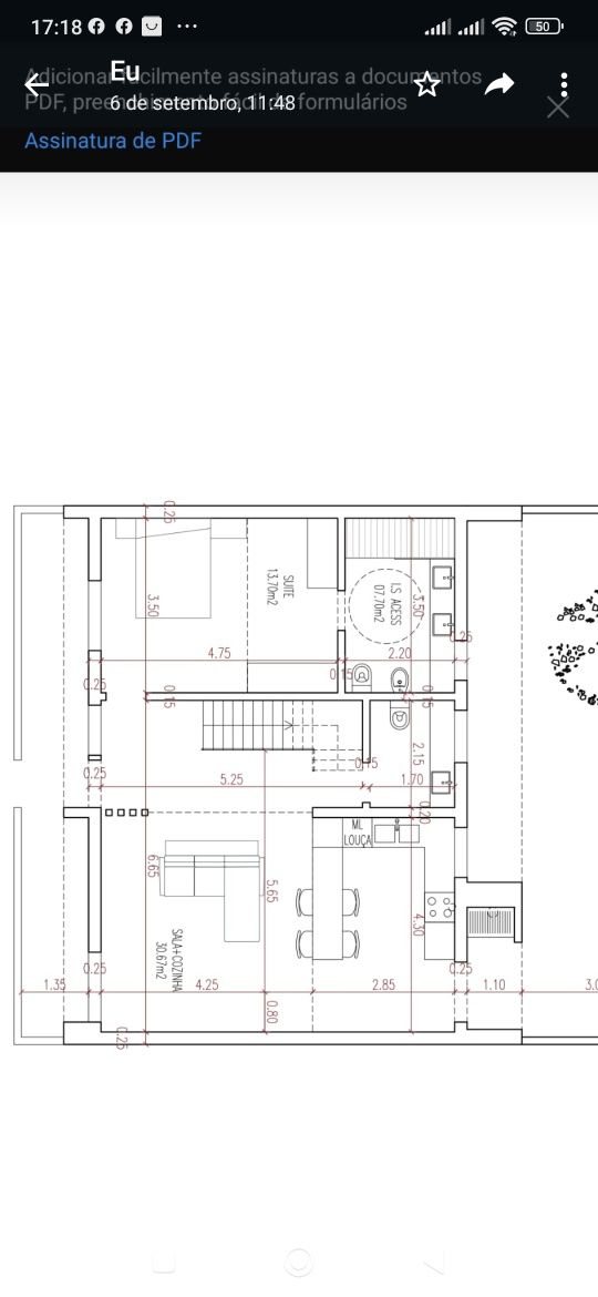 Casa para para reformular com projeto aprovado licenças pagas á CMS l