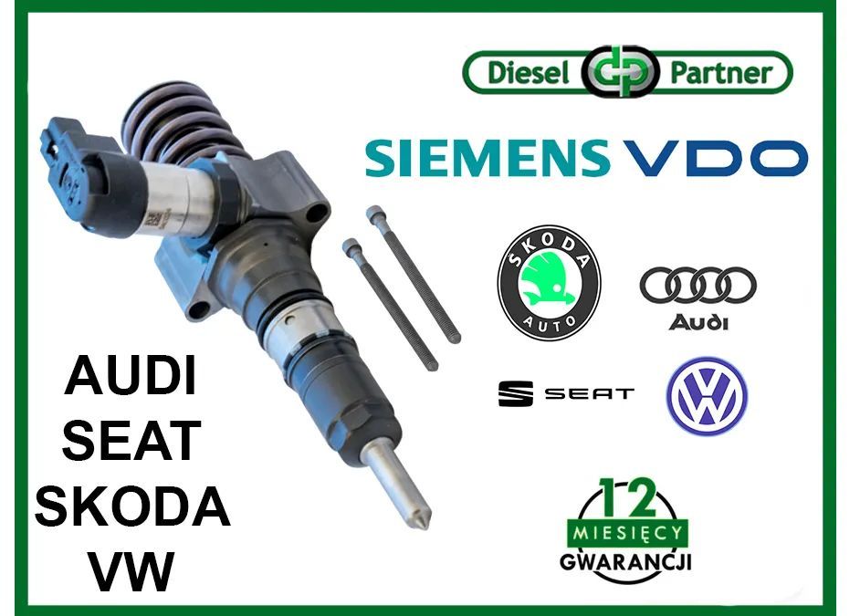 Pompowtryskiwacz Siemens VDO 03G130073T, 2.0 TDI, 170KM, VW, AUDI, SKODA, SEAT
