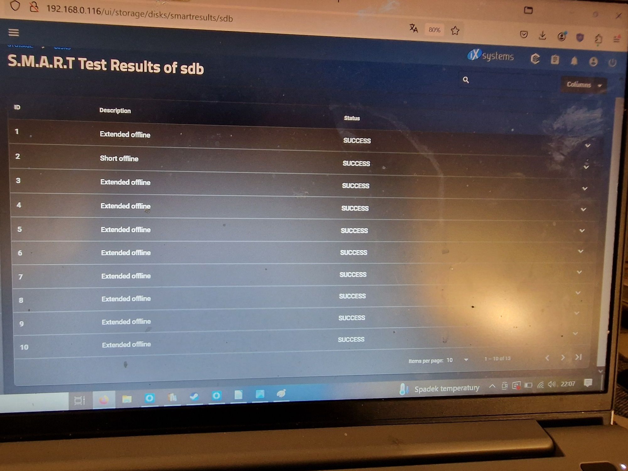 Serwer NAS 8gb ram karta światłowodowa 8gbps