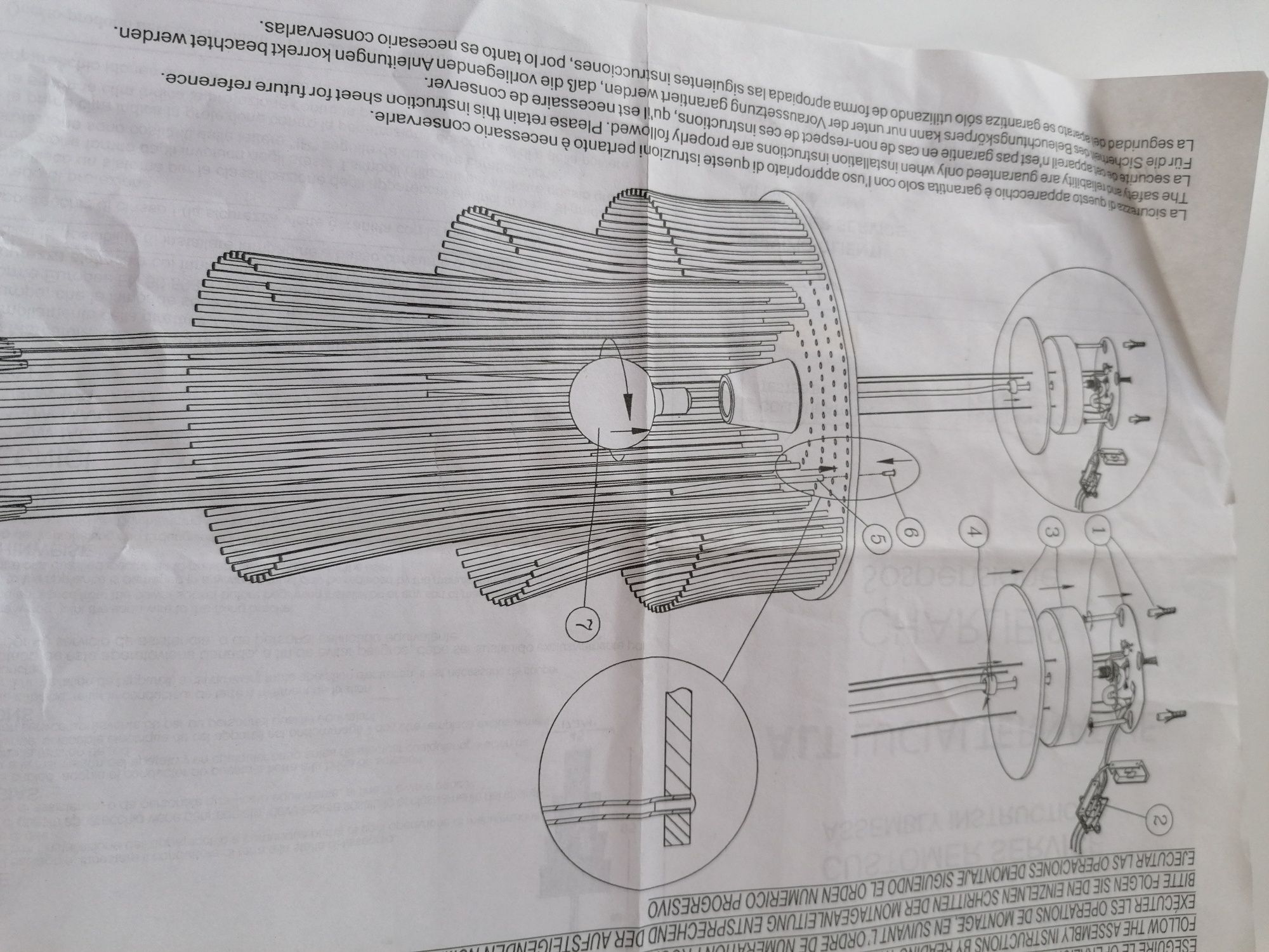 Lampa wisząca Charlie s Sospensione