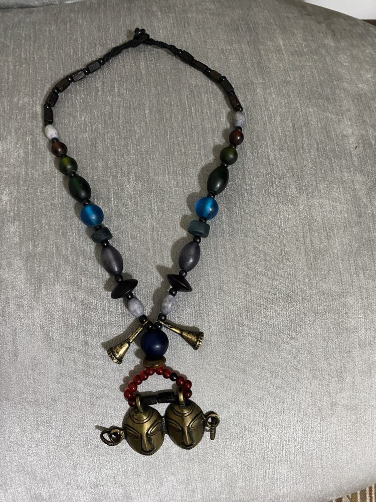 Colar contas tribal tibete