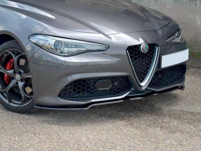 ALFA ROMEO GIULIA veloce splitter dokładka zderzaka PIANO BLACK