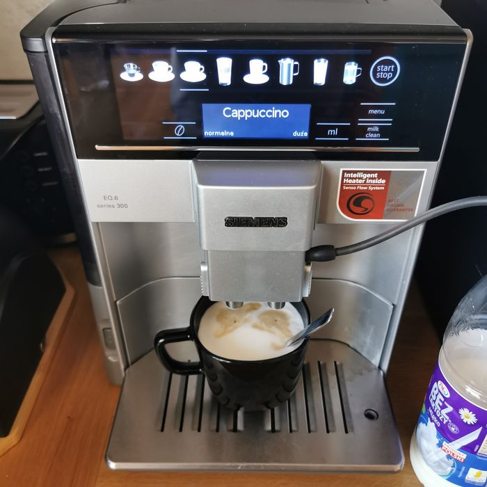 Express do kawy Siemens eq6 sería 300 Stan idealny