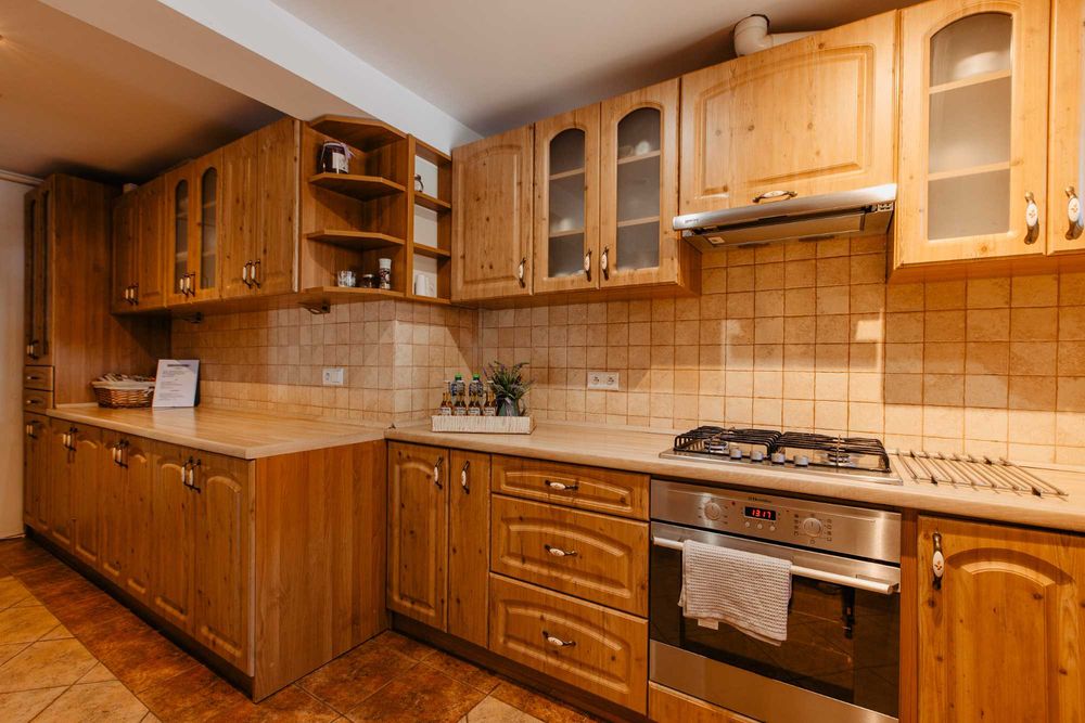 Mazury Ełk Dom Lux 4 syp. + apartament 4 os. dla 10-18 os. Bania/sauna