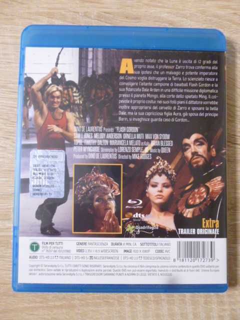 FLASH GORDON - muzyka Queen - BLU-RAY - nowa