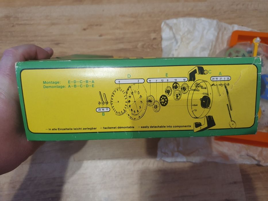 Игрушка СССР ГДР GDR Конструктор СССР Детские заводные часы НОВЫЕ !