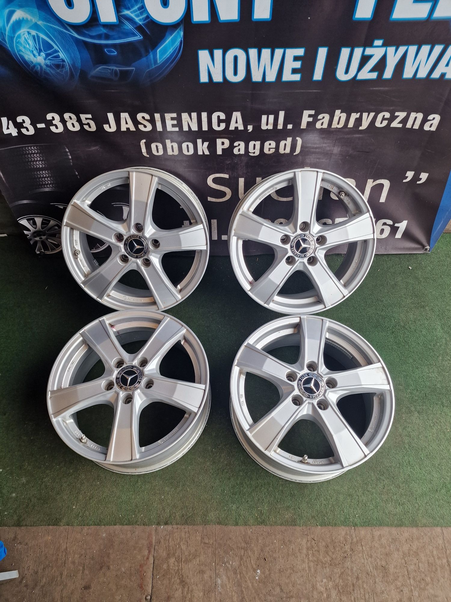 Alufelgi 16 5×112 Audi Mercedes Vw Skoda Seat Komplet
