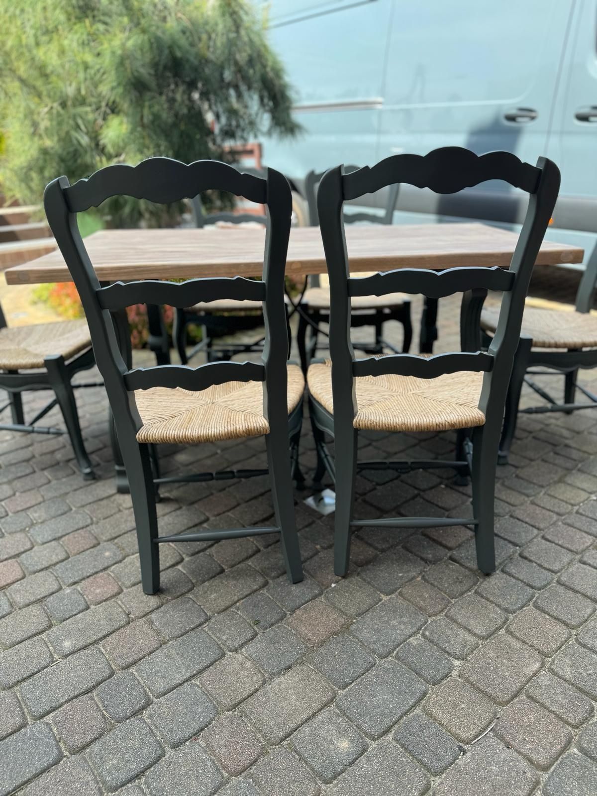 REZERWACJA /Zestaw stół +6 krzeseł /styl prowansalski /na taras
