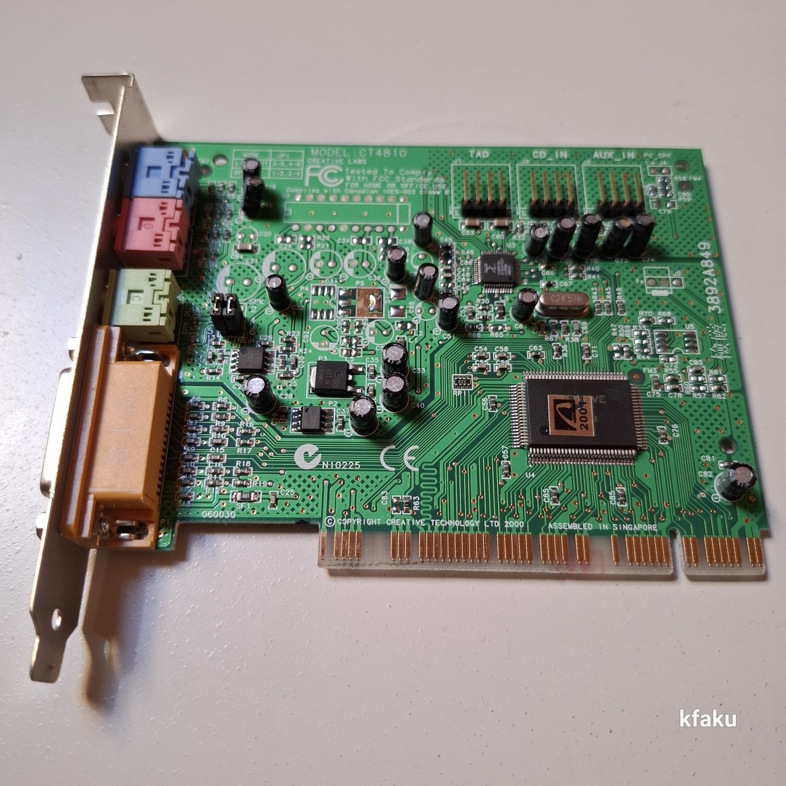 Karta dźwiękowa Creative Sound Blaster CT4810 PCI