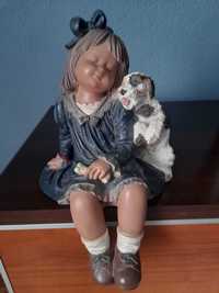 Vintage porcelana duża figurka kolekcjonerska Nadal lata 70
