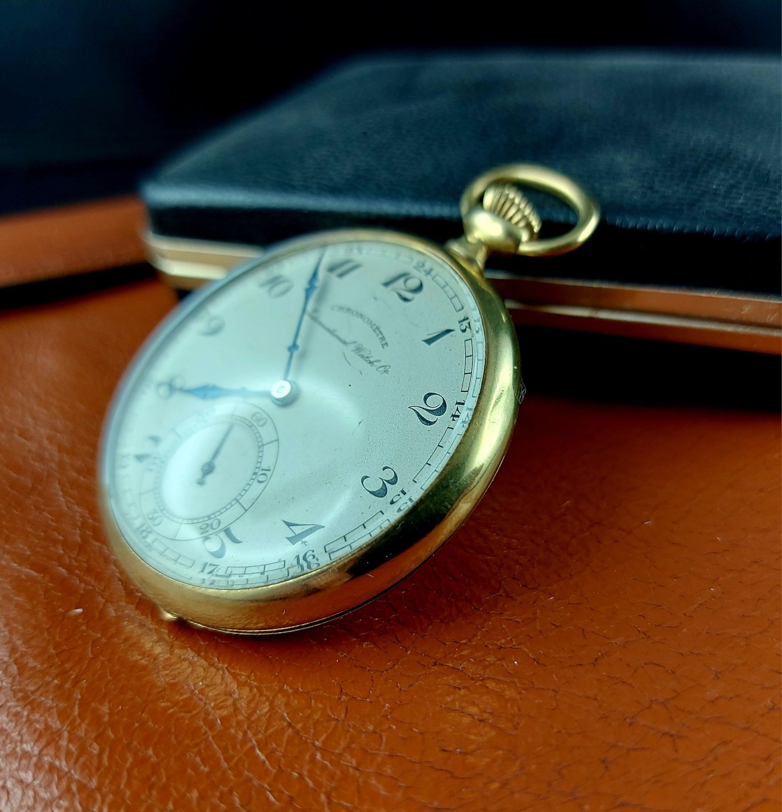 Zegarek IWC Schaffhausen Chronometer złoto 18k Unikat lata 20te