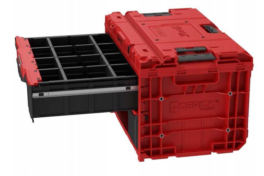 NOWE szuflady QBRICK SYSTEM ONE Drawer 2 Toolbox 2.0  Red Ultra NOWOŚĆ