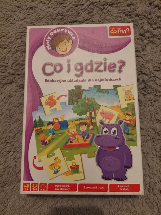 Gra układanka Co i gdzie? Trefl