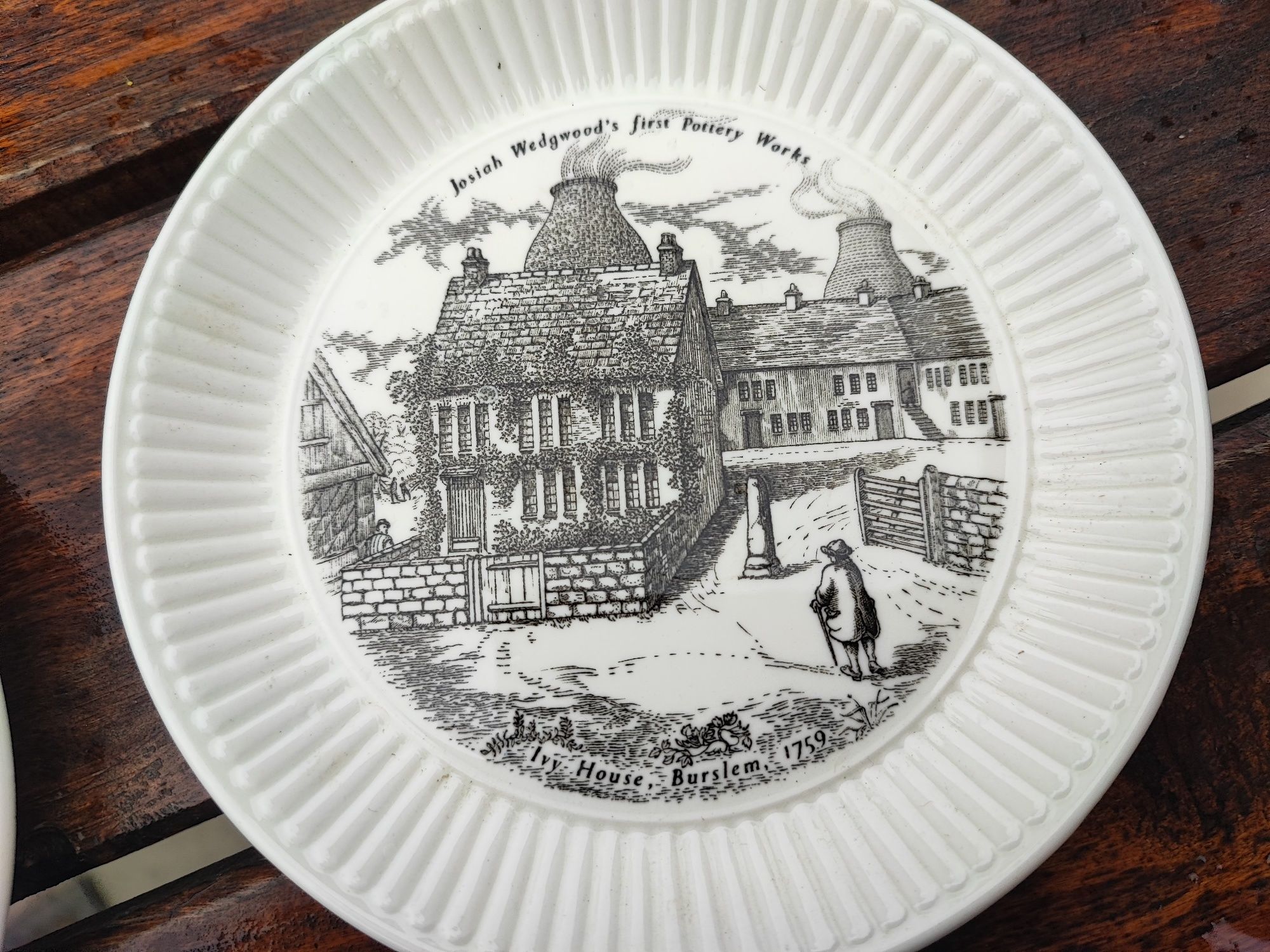 Talerzyki Porcelana Furstenberg stara Porcelana  Wedgwood England