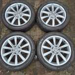 ZIMA KOŁA 17 VW GOLF GTI CADDY TOURAN PASSAT LEON R-LINE DIJON 205/50 R17