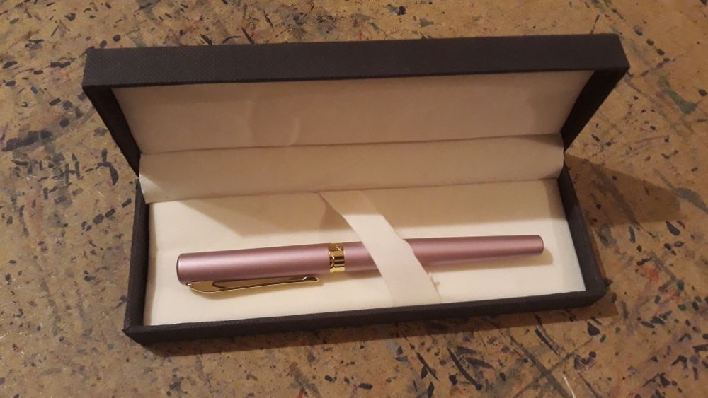 Ручка стержень в подарочной коробке металл цветной корпус DIKAWEN 203